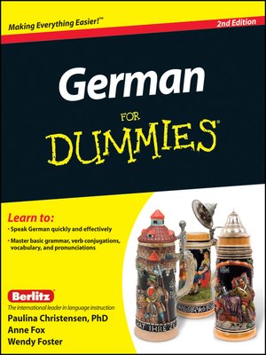 cover image of German For Dummies